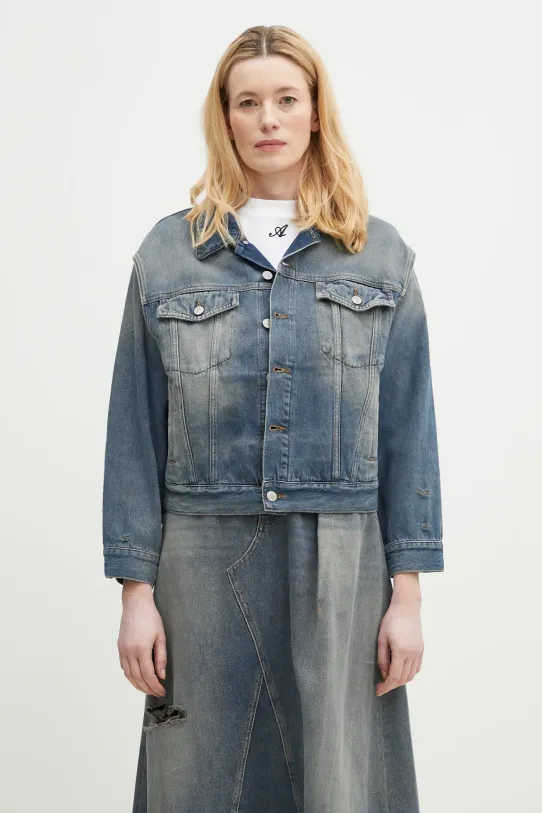 MM6 Maison Margiela giacca di jeans non isolato blu S52AM0319