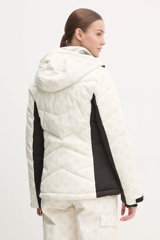 Ρούχα Μπουφάν για σκι Guess W4PL3N.WH0K0 μπεζ