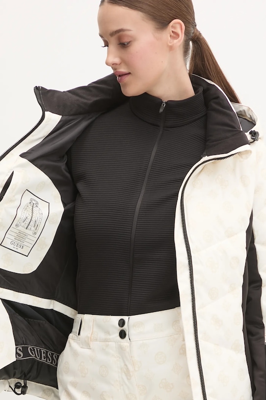 Μπουφάν για σκι Guess W4PL3N.WH0K0