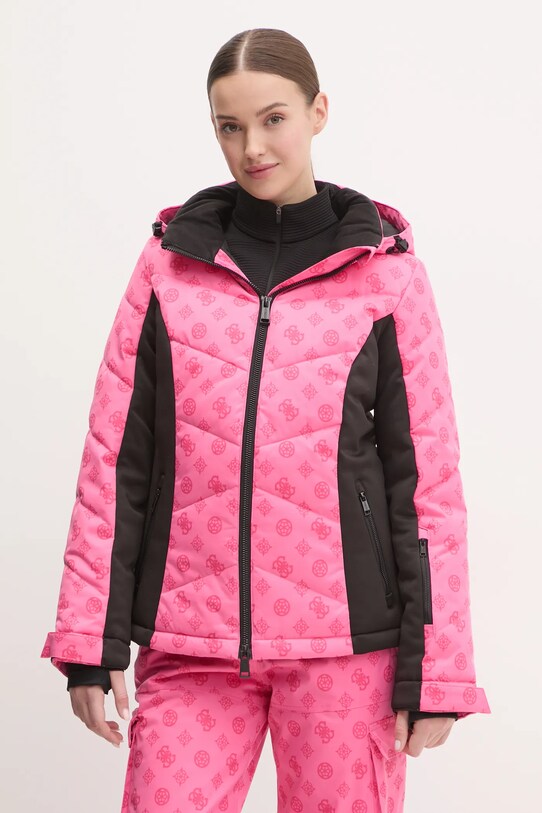 Гірськолижна куртка Guess рожевий W4PL3N.WH0K0