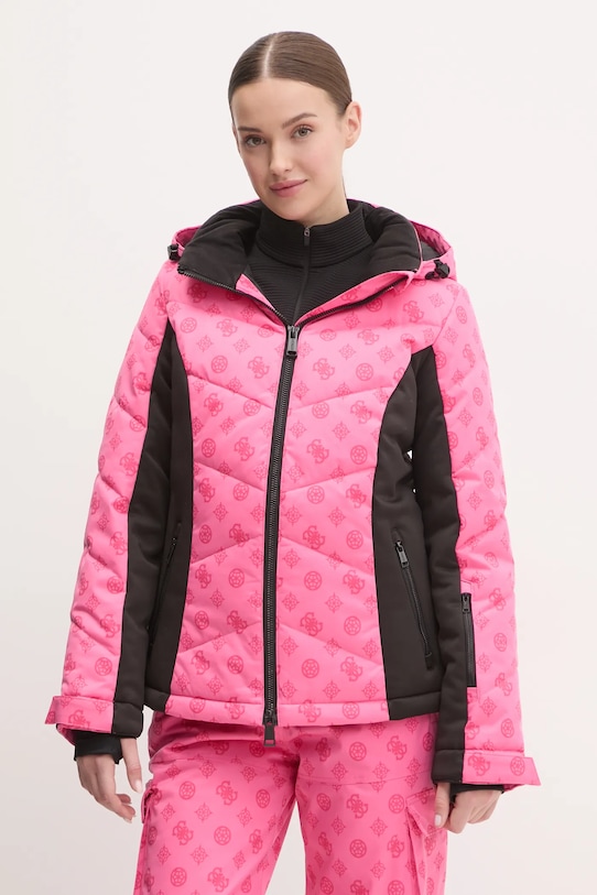 Лыжная куртка Guess розовый W4PL3N.WH0K0