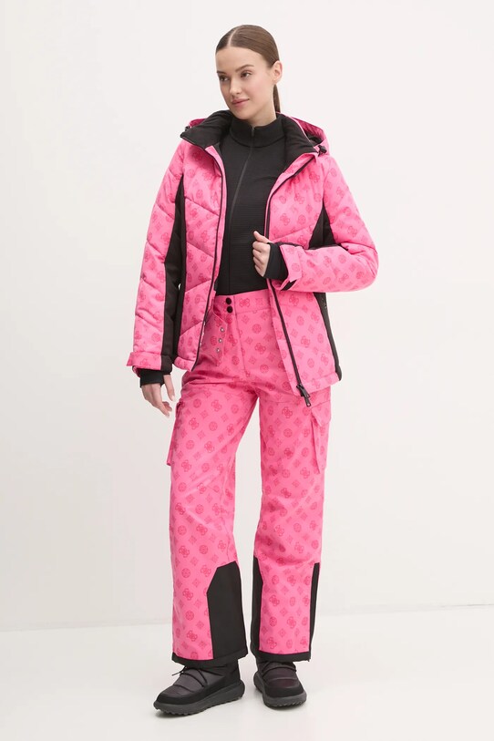 Гірськолижна куртка Guess W4PL3N.WH0K0 рожевий SS25