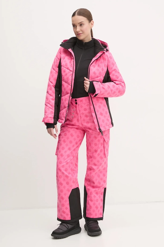Лыжная куртка Guess W4PL3N.WH0K0 розовый SS25