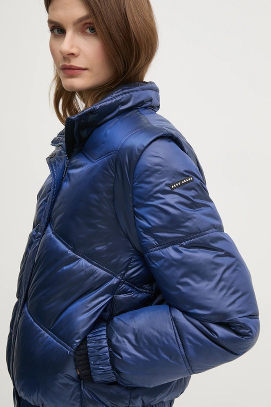 Μπουφάν Pepe Jeans FLORA σκούρο μπλε PL402492