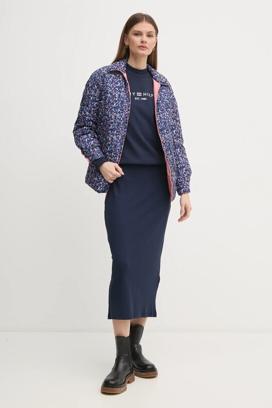 Одежда Двусторонняя куртка Pepe Jeans FLEUR DAILY PL402499 розовый