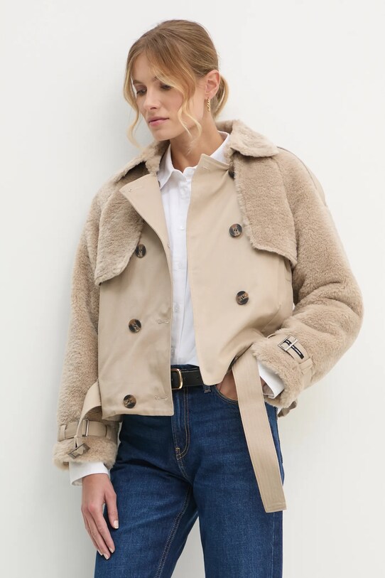 Тренч Pepe Jeans FIONA бежевий PL402500