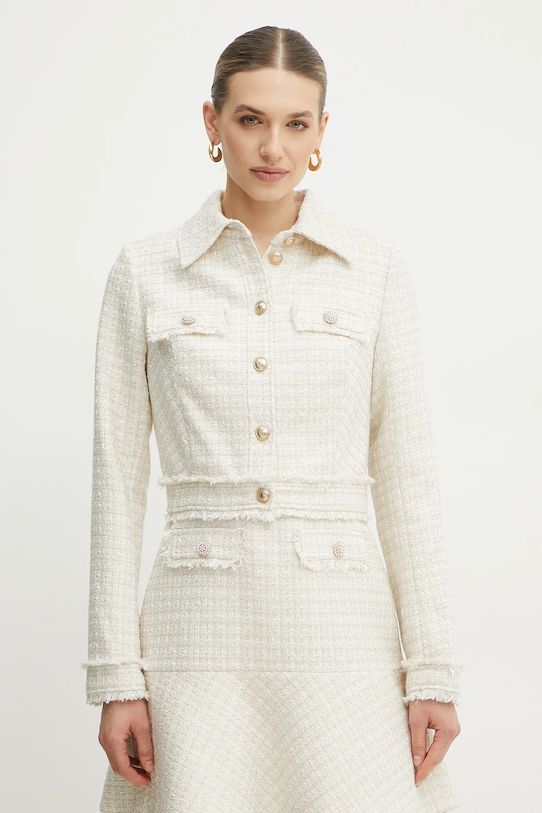 Bunda Guess nezateplené béžová W5RN47.WGW82