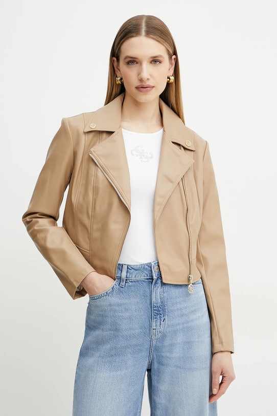 Куртка Guess CLEMENCE с подкладкой бежевый W5RL22.WE480