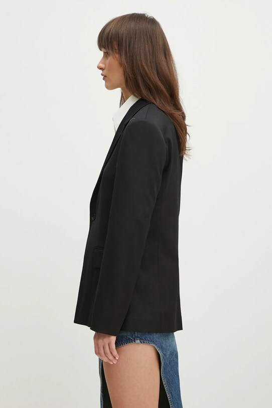 MM6 Maison Margiela wool blend blazer S52BN0141 black SS25