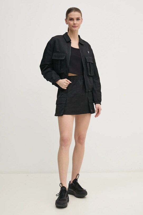 Guess geaca SYLVIE V5RL03.WGYB0 negru SS25