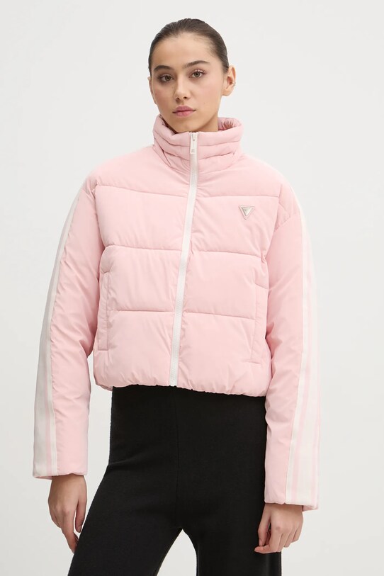 Куртка Guess JEAN з утепленням рожевий V5RL04.WGYC2