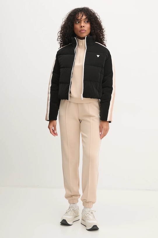 Guess geaca JEAN V5RL04.WGYC2 negru SS25