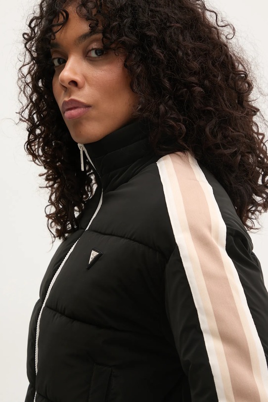 Guess geaca JEAN negru V5RL04.WGYC2