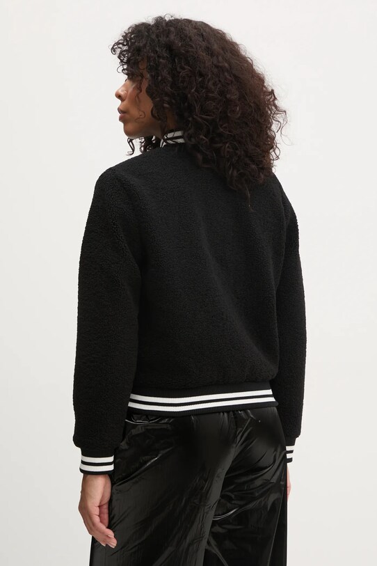 Îmbrăcăminte Guess geaca bomber SHERPA V5RL06.KCPC2 negru