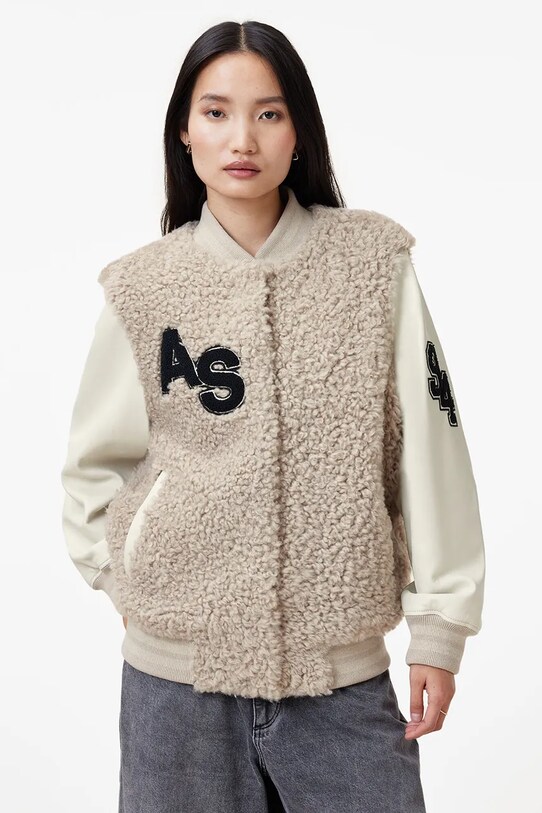 AllSaints geaca VALERIE bej W083LB