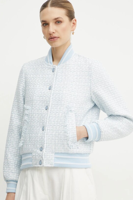Bomber jakna Guess NEW GLORIA modra W5RL10.WGVH2
