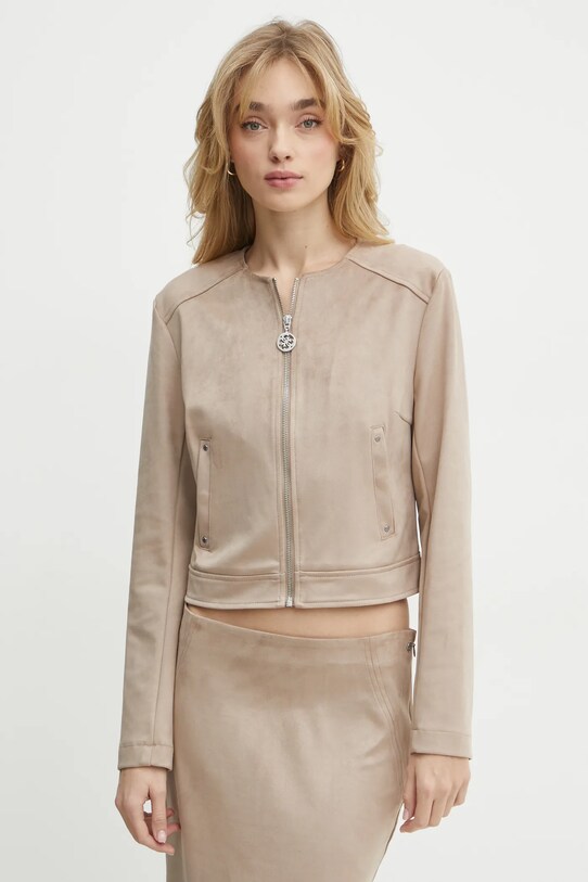 Bunda Guess SERAPHINE nezateplené béžová W5RL24.WE0L0