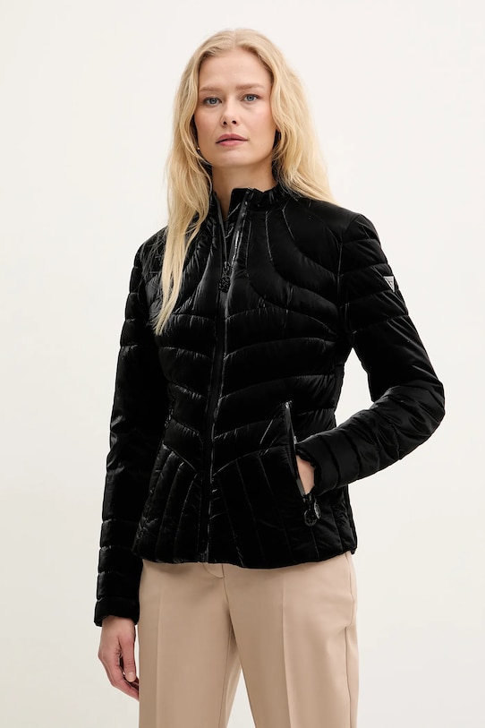 Guess giacca HELENA foderato nero W5RL61.WH0V0