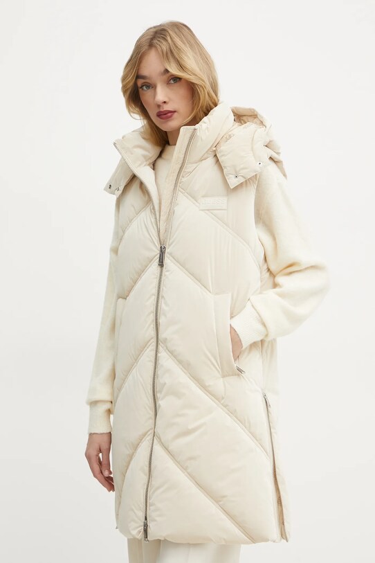 Guess vestă NEW NOEMI cu captuseala bej W5RN68.WH0V0