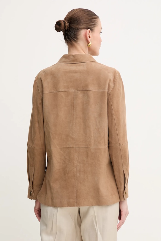 Oblečení Kožená bunda Luisa Spagnoli 541710 hnědá