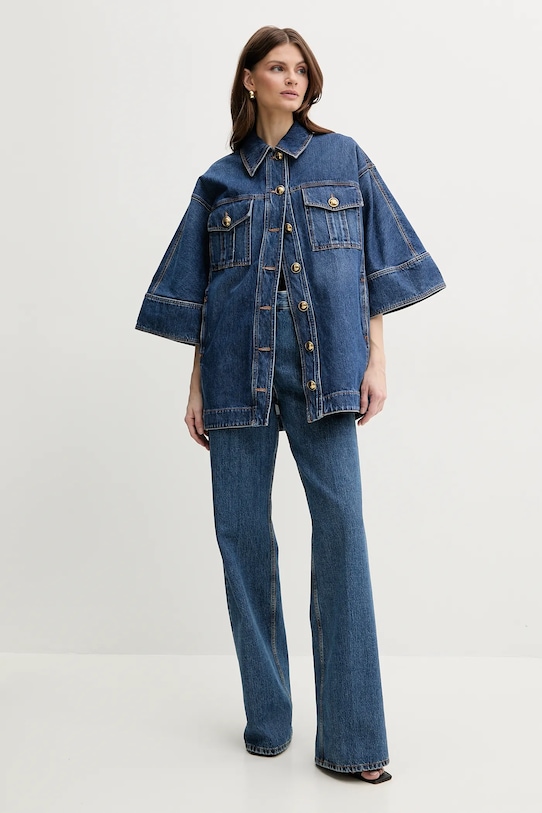 Luisa Spagnoli ingkabát 541694 sötétkék SS25