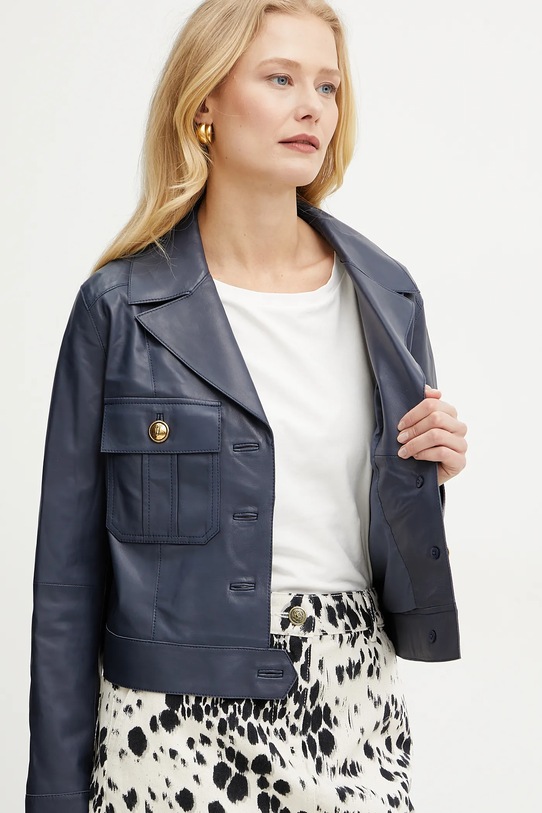 Luisa Spagnoli kurtka skórzana 541695