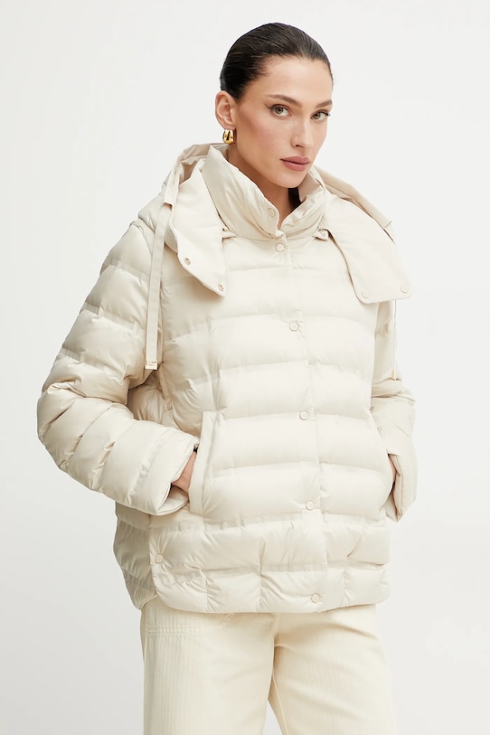 Páperová obojstranná bunda Luisa Spagnoli zateplené béžová 541821