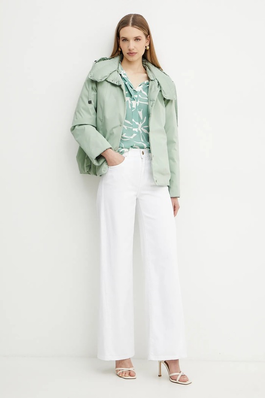 Oblečení Oboustranná péřová bunda Luisa Spagnoli 541821 zelená