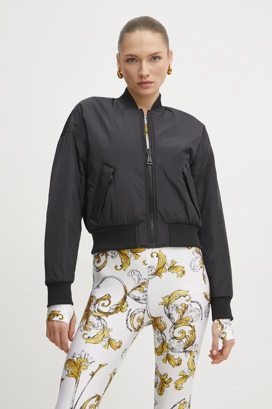 Versace Jeans Couture kifordítható bomber dzseki fekete 78HASD08.CQD99