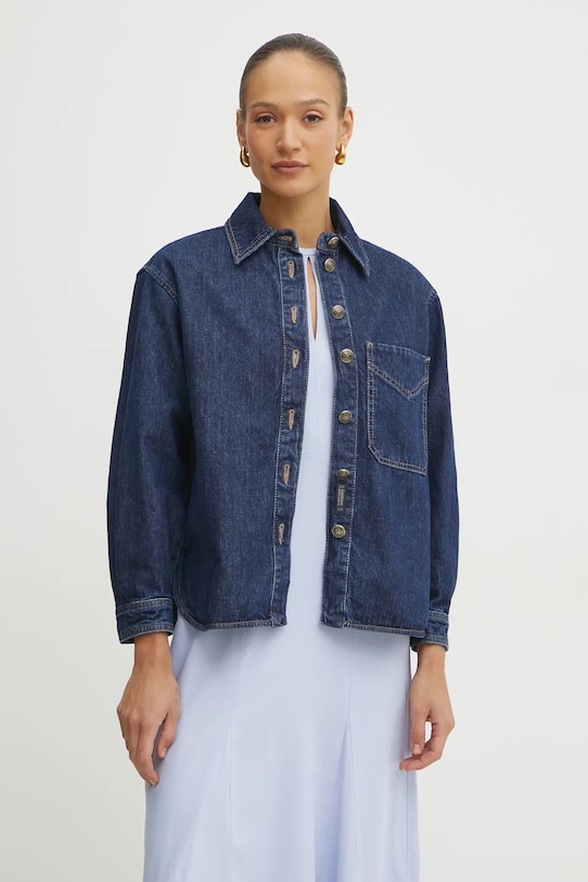 Marella geaca jeans NAVA necaptusit bleumarin 2513041114