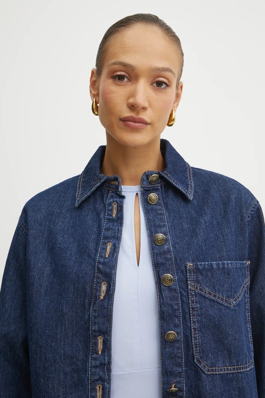 Marella geaca jeans NAVA bleumarin 2513041114