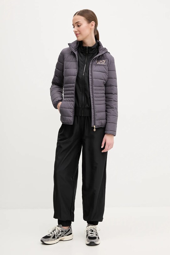 EA7 Emporio Armani geaca TNF8Z.8NTB23 gri SS25