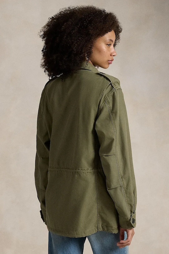 Памучно яке Polo Ralph Lauren M51 FLD 211941066 зелен SS25