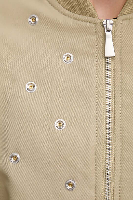 Μπουφάν Sisley 2ZCRLN05L πράσινο