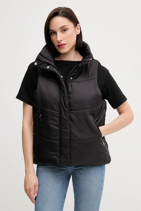 Sisley vestă cu captuseala negru 6G6HW800N