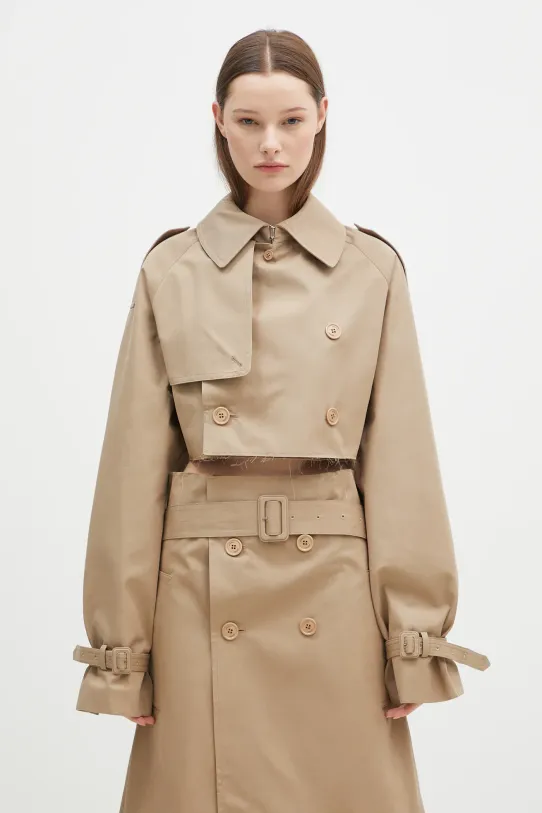 Куртка VETEMENTS Deconstructed Trenchcoat остальные бежевый WA66JA400S