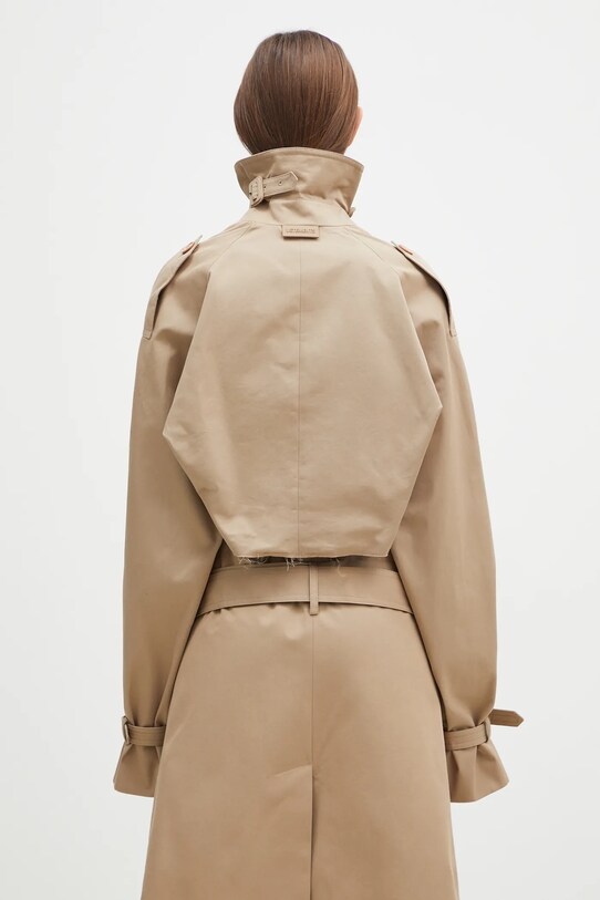 Clothing VETEMENTS jacket Deconstructed Trenchcoat WA66JA400S beige
