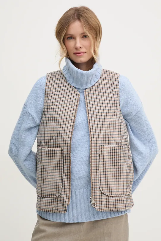 Barbour vesta cu captuseala bej LGI0191BL31