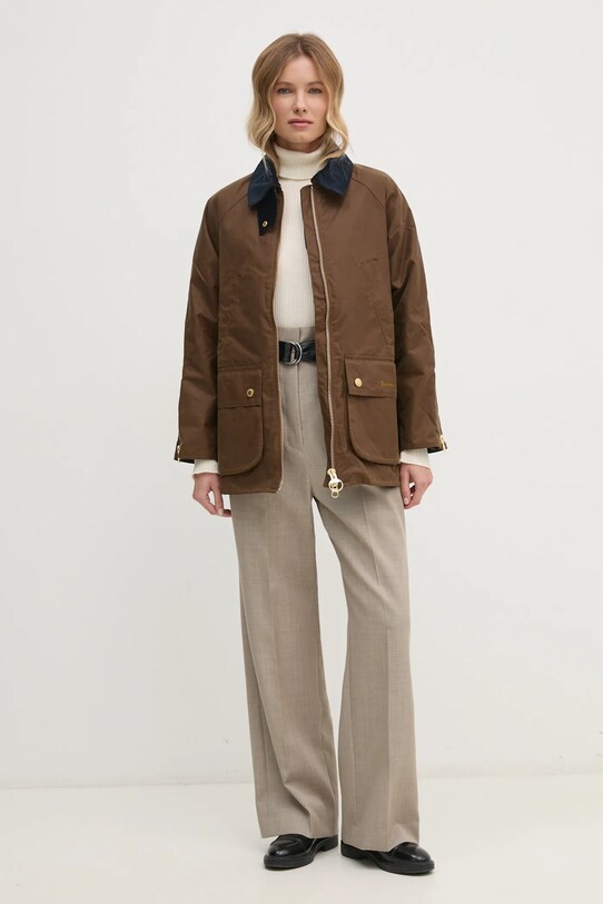 Barbour kurtka LWX1447TA51 brązowy SS25