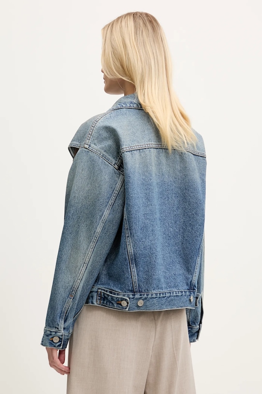 Ρούχα Τζιν μπουφάν MM6 Maison Margiela S52AM0308.M30018 μπλε
