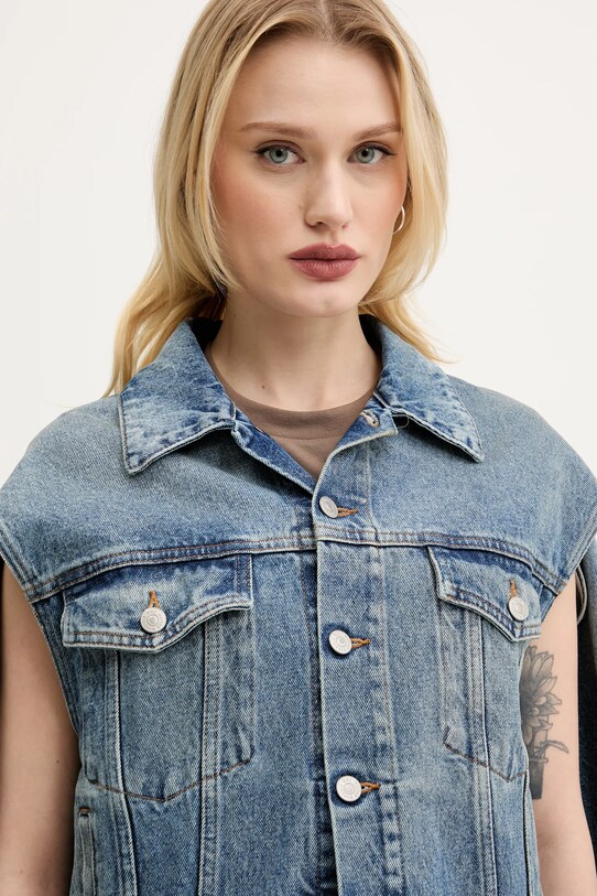 MM6 Maison Margiela denim jacket S52AM0308.M30018 blue