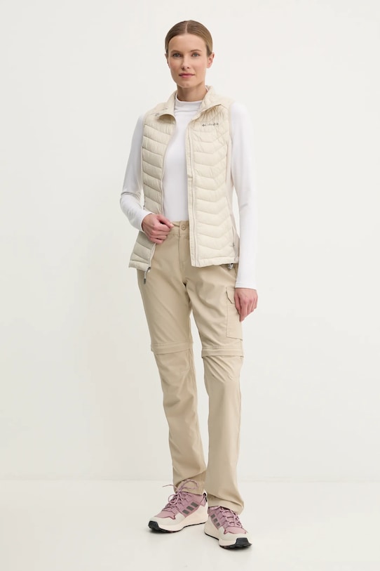 Športová vesta Columbia Powder Pass 2126132 béžová SS25