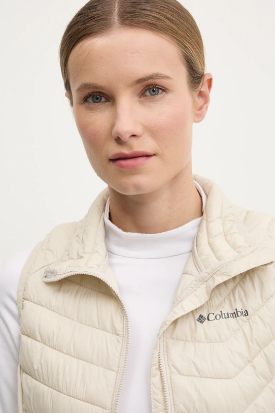 Športová vesta Columbia Powder Pass béžová 2126132