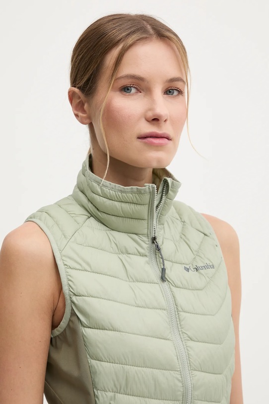 Sportski prsluk Columbia Powder Pass zelena 2126132