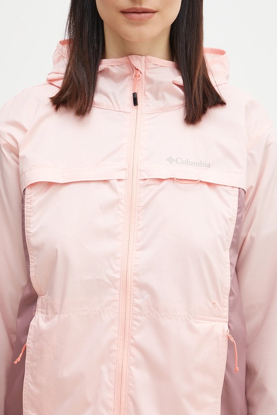 Куртка outdoor Columbia Crested Canyon Windbreaker розовый 2116481