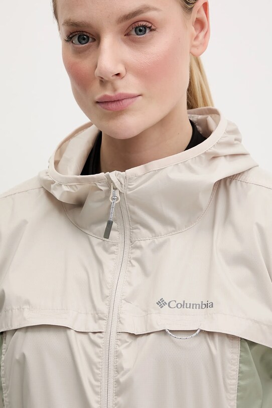 Columbia kurtka outdoorowa Crested Canyon Windbreaker beżowy 2116481
