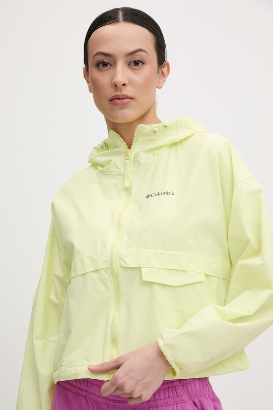 Columbia kurtka trekkingowa damska Spire Valley żółty 2116501