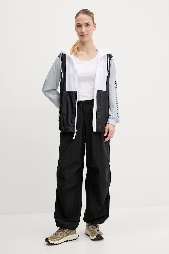 Columbia giacca antivento Lily Basin II 2116521 bianco SS25