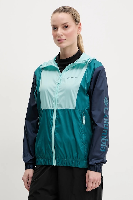 Columbia windbreaker Lily Basin II necaptusit turcoaz 2116521
