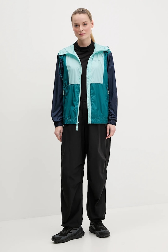 Columbia windbreaker Lily Basin II 2116521 turcoaz SS25
